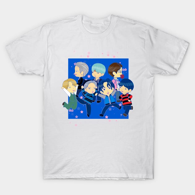 BTS BTS T-Shirt by EV Visuals